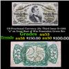 Image 1 : US Fractional Currency 25c Third Issue fr-1295 "a" on front Bust of Wm Fessenden Green Rev Grades Se