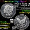 Image 1 : ***Auction Highlight*** 1902-o vam 12 Morgan Dollar $1 Graded ms64+ dmpl By SEGS (fc)