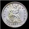 Image 2 : ***Auction Highlight*** 1853-p Arrows & Rays Seated Liberty Quarter 25c Graded ms65 By SEGS (fc)