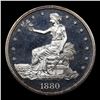 Image 2 : Proof  *HIGHLIGHT OF ENTIRE NIGHT* 1880 Trade Dollar $1 Graded pr65+ DCAM By SEGS (fc)