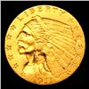 Image 2 : ***Auction Highlight*** 1911-p Gold Indian Quarter Eagle $2 1/2 Graded Select+ Unc By USCG (fc)