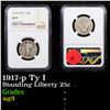 Image 1 : NGC 1917-p Ty I Standing Liberty Quarter 25c Graded ag3 By NGC
