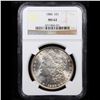 Image 2 : NGC 1886-p Morgan Dollar $1 Graded ms62 By NGC