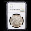 Image 2 : NGC 1898-o Morgan Dollar $1 Graded ms63 By NGC