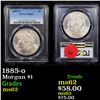 Image 1 : PCGS 1885-o Morgan Dollar $1 Graded ms62 By PCGS