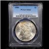 Image 2 : PCGS 1888-p Morgan Dollar $1 Graded ms62 By PCGS