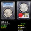 Image 1 : PCGS 1885-o Morgan Dollar $1 Graded ms62 By PCGS