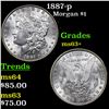 Image 1 : 1887-p Morgan Dollar $1 Grades Select+ Unc