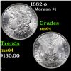 Image 1 : 1882-o Morgan Dollar $1 Grades Choice Unc