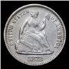 Image 2 : 1872-p Seated Liberty Half Dime 1/2 10c Grades Choice AU/BU Slider