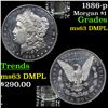 Image 1 : 1886-p Morgan Dollar $1 Grades Select Unc DMPL