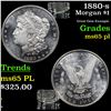 Image 1 : 1880-s Morgan Dollar $1 Grades GEM Unc PL