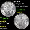 Image 1 : 1885-p Morgan Dollar $1 Grades Choice+ Unc