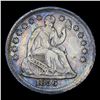 Image 2 : 1856-p Seated Liberty Half Dime 1/2 10c Grades Choice AU
