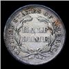 Image 3 : 1856-p Seated Liberty Half Dime 1/2 10c Grades Choice AU