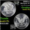 Image 1 : 1881-s Morgan Dollar $1 Grades GEM Unc PL
