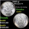 Image 1 : 1885-p Morgan Dollar $1 Grades GEM+ Unc