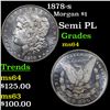 Image 1 : 1878-s Morgan Dollar $1 Grades Choice Unc