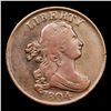 Image 2 : 1804 Draped Bust Half Cent 1/2c Grades xf