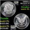 Image 1 : 1880-s Morgan Dollar $1 Grades Choice Unc+ PL
