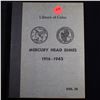 Image 2 : Partial Mercury Dime Book 1916-1945 69 coins