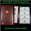 Image 1 : UNCUT MINT SHEET of 4x 2003a $2 Federal Reserve Notes All GEM Or Better Grades