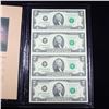 Image 3 : UNCUT MINT SHEET of 4x 2003a $2 Federal Reserve Notes All GEM Or Better Grades