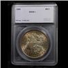 Image 4 : ***Auction Highlight*** 1886-p Colorfully Toned Morgan Dollar $1 Graded ms66+ By SEGS (fc)