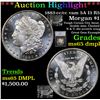 Image 1 : ***Auction Highlight*** 1883-cc /cc vam 5A I3 R5 Morgan Dollar $1 Graded ms65 dmpl By SEGS (fc)