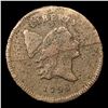 Image 2 : *HIGHLIGHT OF THE NIGHT* 1796 No Pole C-1 Liberty Cap half cent 1/2c Graded vf25 details By SEGS (fc