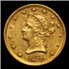 Image 2 : *HIGHLIGHT OF ENTIRE AUCTION*1839 Type of 40 Gold Liberty Eagle $10 Graded ms61 By SEGS (fc)