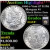 Image 1 : ***Auction Highlight*** 1890-o Vam 1F I2 R6 Morgan Dollar $1 Graded ms64+ By SEGS (fc)