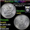 Image 1 : ***Auction Highlight*** 1882-o/s Top 100 Vam 5 LDS Morgan Dollar $1 Graded Select Unc By USCG (fc)