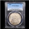 Image 2 : PCGS 1880-p Morgan Dollar $1 Graded ms62 By PCGS