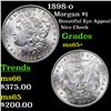 Image 1 : 1898-o Morgan Dollar $1 Grades GEM+ Unc