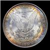 Image 3 : 1886-p Rainbow Toned Morgan Dollar $1 Grades Choice Unc