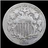 Image 2 : 1876 Shield Nickel 5c Grades vf, very fine
