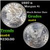 Image 1 : 1897-s Morgan Dollar $1 Grades Choice Unc