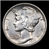 Image 2 : 1917-d Mercury Dime 10c Grades Choice AU
