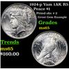 Image 1 : 1924-p Vam 1AK R5 Peace Dollar $1 Grades GEM Unc
