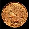 Image 2 : 1901 Indian Cent 1c Grades Choice Unc BN