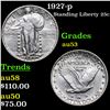 Image 1 : 1927-p Standing Liberty Quarter 25c Grades Select AU