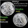 Image 1 : 1944-p Walking Liberty Half Dollar 50c Grades GEM Unc