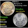 Image 1 : 1884-o Morgan Dollar $1 Grades Unc Details