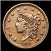 Image 2 : 1838 Mint Error N1 Coronet Head Large Cent 1c Grades xf+