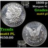 Image 1 : 1898-p Morgan Dollar $1 Grades Select Unc PL