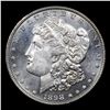 Image 2 : 1898-p Morgan Dollar $1 Grades Select Unc PL