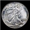 Image 2 : 1942-p Walking Liberty Half Dollar 50c Grades Choice+ Unc