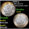 Image 1 : 1889-p Morgan Dollar $1 Grades Choice Unc