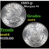 Image 1 : 1885-p Morgan Dollar $1 Grades Choice Unc